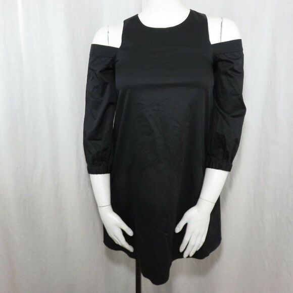 NEW TIBI NEW YORK 4 STRUCTURED CREPE CUT OUT RUFFL - Picture 2 of 8